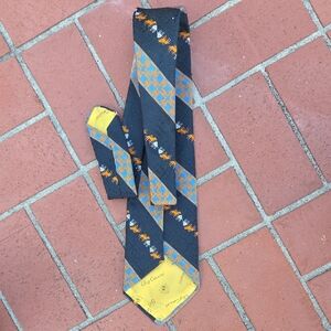 Stylish Black and Blue Men's Tie